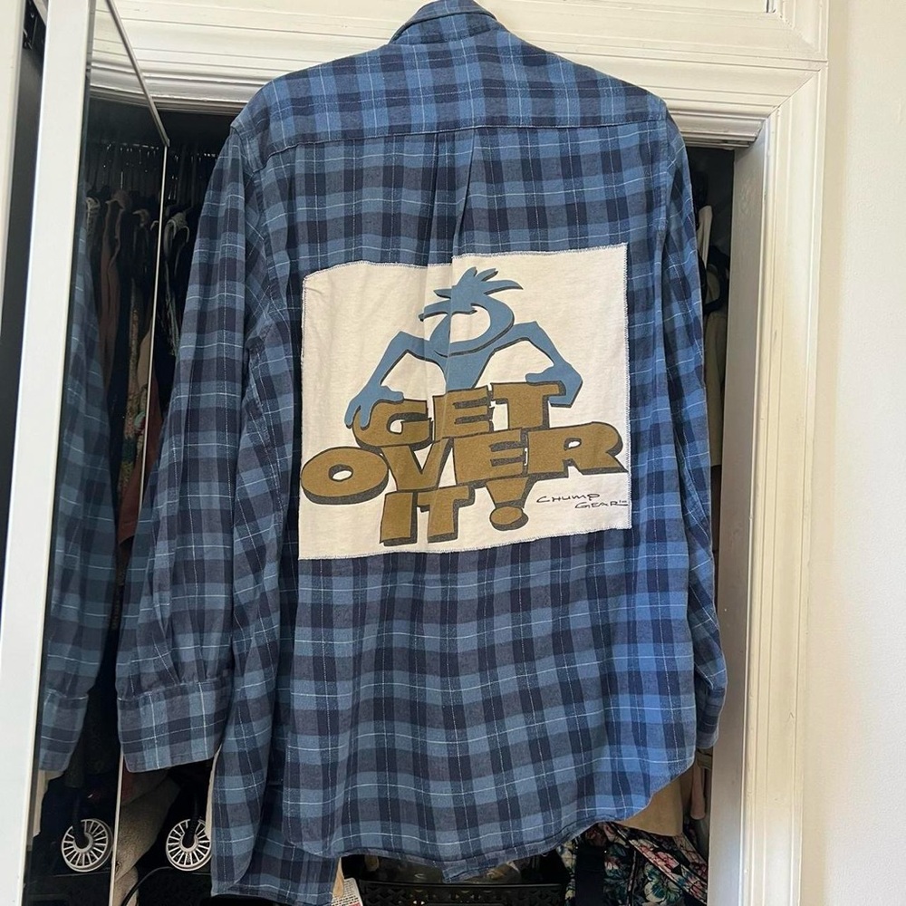 Flannel Shirt with Graphic Back